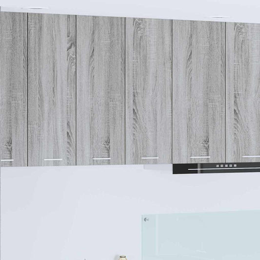 Hangkast met opslag Grijs Sonoma 60 x 31 x 80 cm Bewerkt hout is nu te koop bij PeponiXL, paradijselijk wonen!