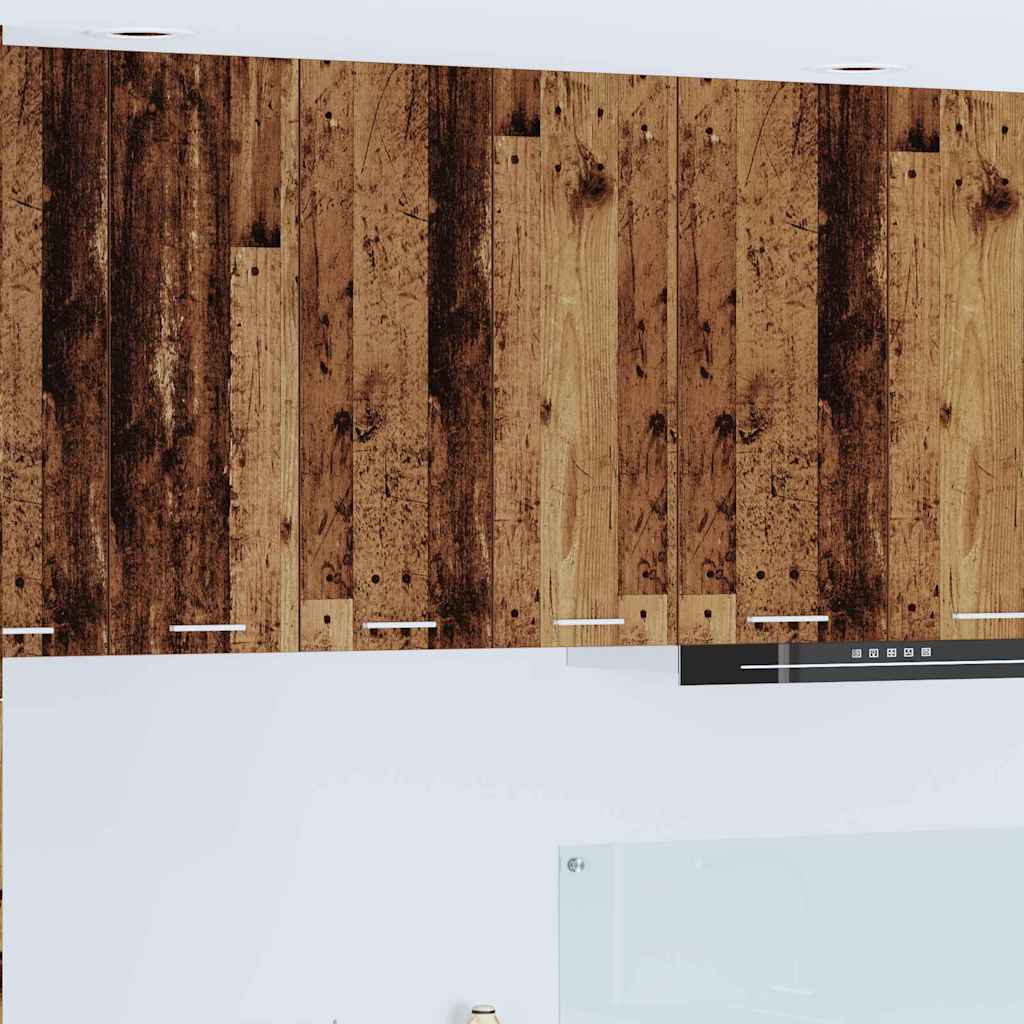 Hangkast met opslag Oudhout 60 x 31 x 80 cm Bewerkt hout is nu te koop bij PeponiXL, paradijselijk wonen!