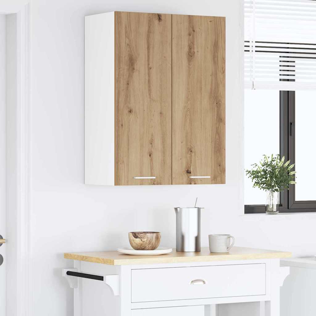 Hangkast met opslag Artisan Eiken 60 x 31 x 80 cm Bewerkt hout is nu te koop bij PeponiXL, paradijselijk wonen!