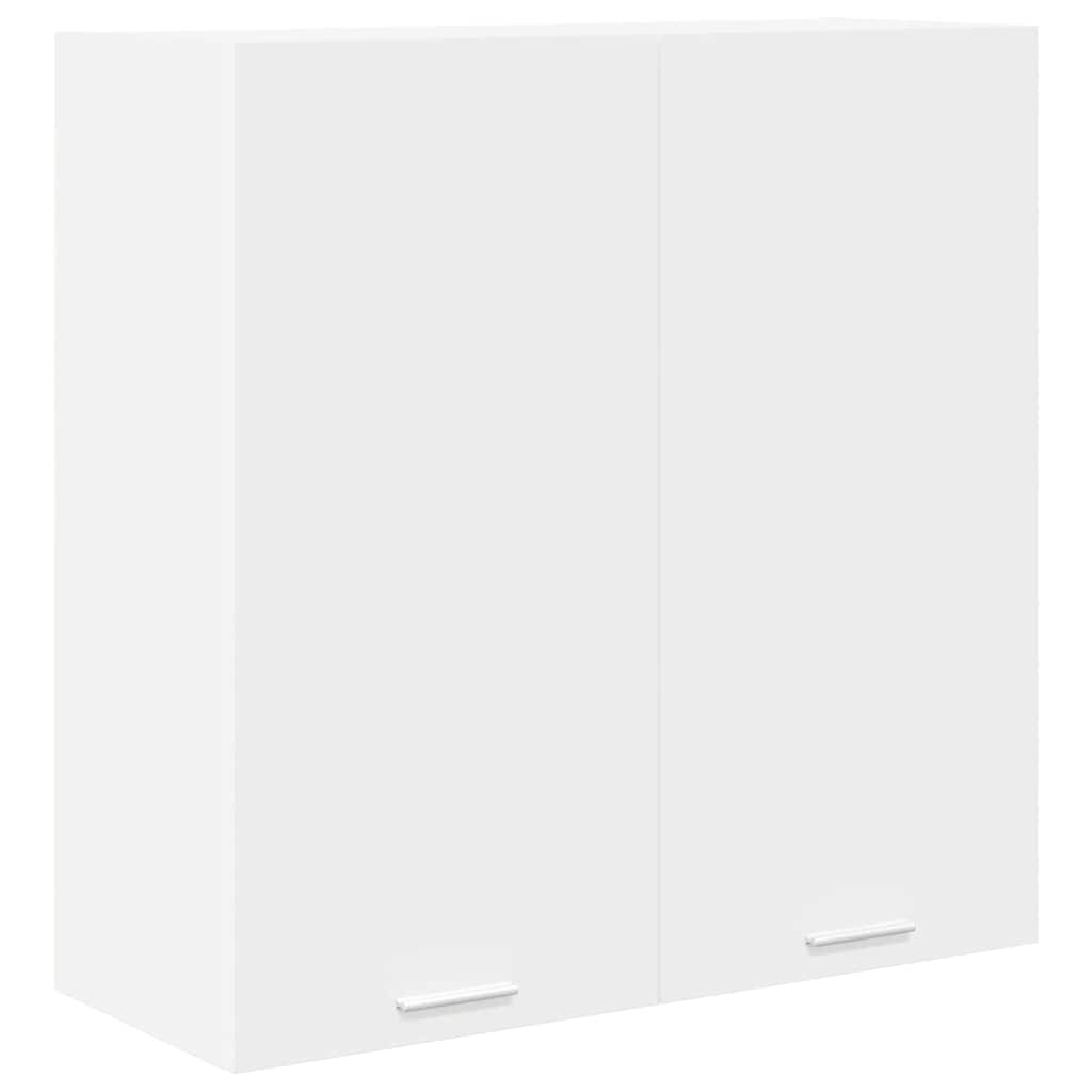 Hangkast met opslag Wit 80 x 31 x 80 cm Bewerkt hout is nu te koop bij PeponiXL, paradijselijk wonen!