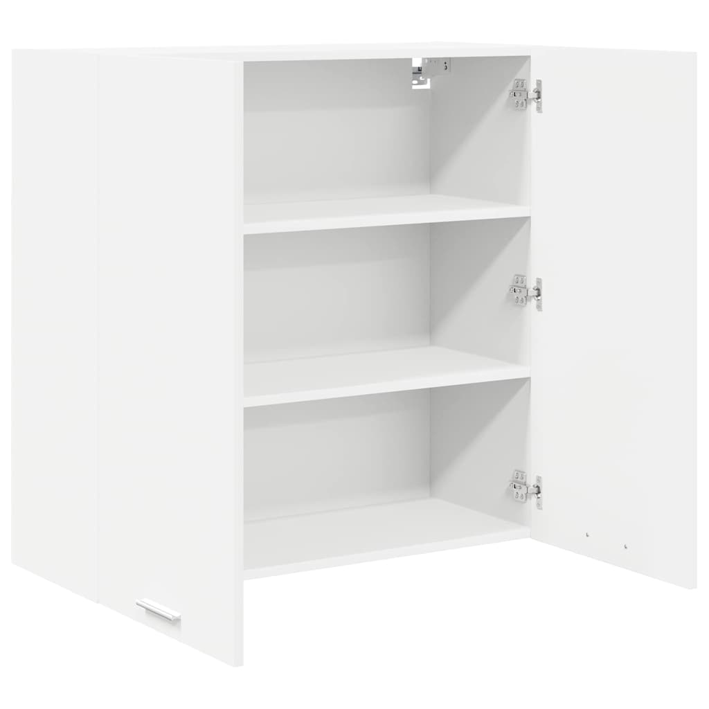 Hangkast met opslag Wit 80 x 31 x 80 cm Bewerkt hout is nu te koop bij PeponiXL, paradijselijk wonen!