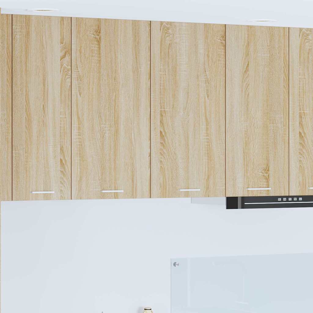 Hangkast met opslag Sonoma Eiken 80 x 31 x 80 cm Bewerkt hout is nu te koop bij PeponiXL, paradijselijk wonen!