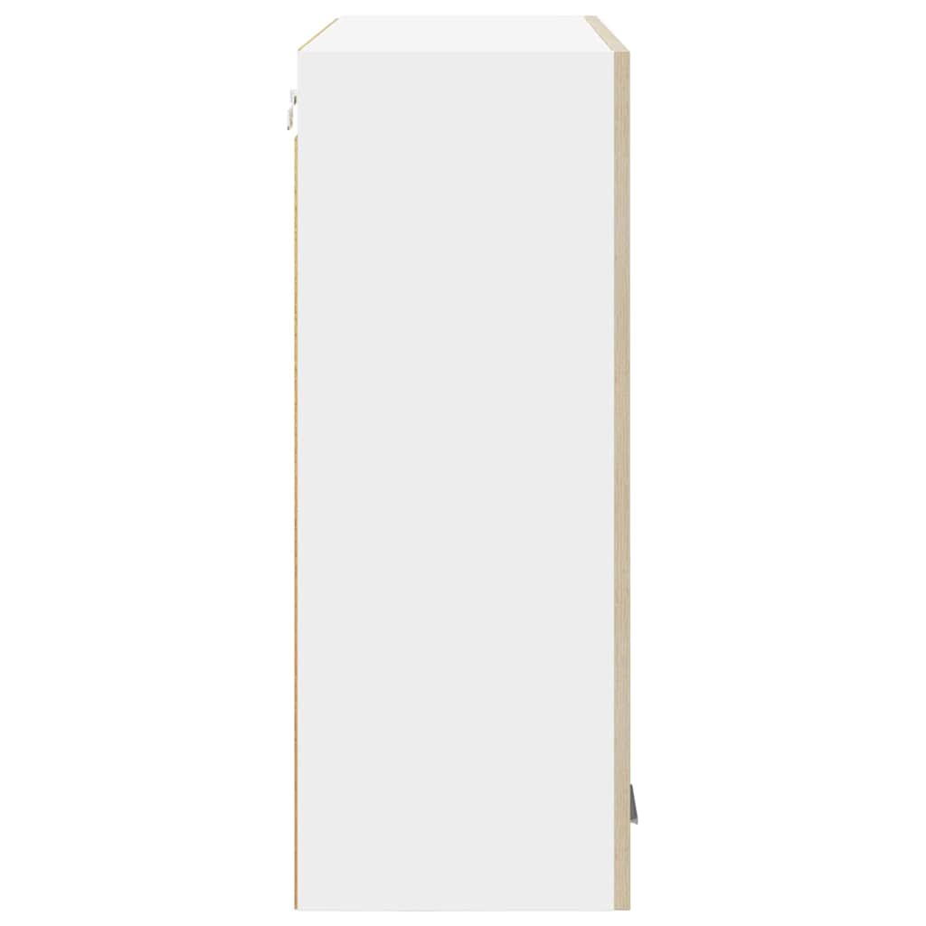 Hangkast met opslag Sonoma Eiken 80 x 31 x 80 cm Bewerkt hout is nu te koop bij PeponiXL, paradijselijk wonen!