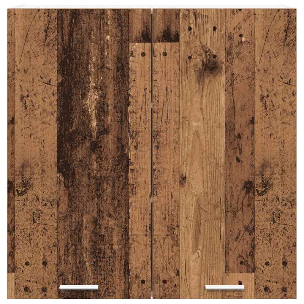 Hangkast met opslag Oudhout 80 x 31 x 80 cm Bewerkt hout is nu te koop bij PeponiXL, paradijselijk wonen!