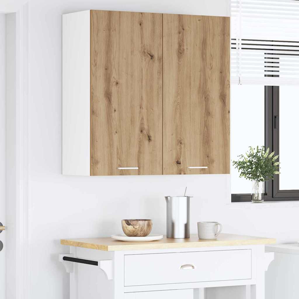 Hangkast met opslag Artisan Eiken 80 x 31 x 80 cm Bewerkt hout is nu te koop bij PeponiXL, paradijselijk wonen!
