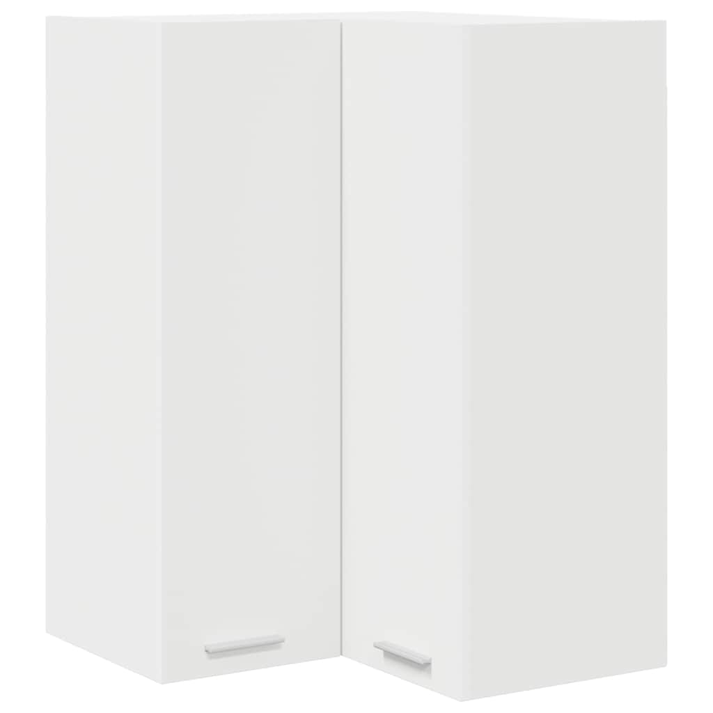 Hangkast met opslag Wit 57 x 57 x 80 cm Bewerkt hout is nu te koop bij PeponiXL, paradijselijk wonen!