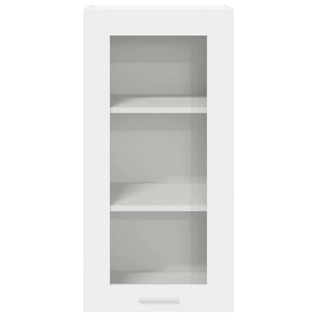 Hangkast met opslag 2 pcs Wit 40 x 31 x 80 cm Bewerkt hout is nu te koop bij PeponiXL, paradijselijk wonen!