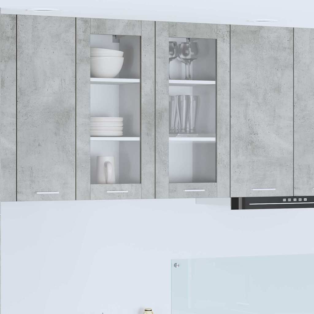 Hangkast met opslag Beton Grijs 40 x 31 x 80 cm Bewerkt hout is nu te koop bij PeponiXL, paradijselijk wonen!
