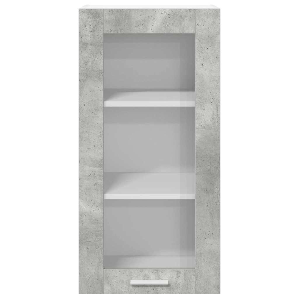 Hangkast met opslag Beton Grijs 40 x 31 x 80 cm Bewerkt hout is nu te koop bij PeponiXL, paradijselijk wonen!