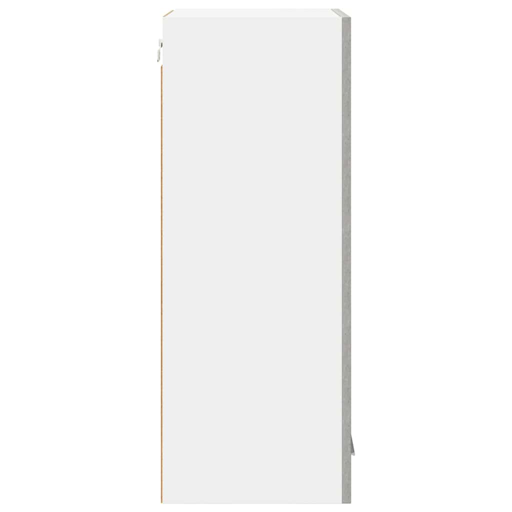 Hangkast met opslag Beton Grijs 40 x 31 x 80 cm Bewerkt hout is nu te koop bij PeponiXL, paradijselijk wonen!
