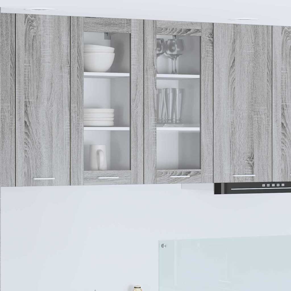 Hangkast met opslag Grijs Sonoma 40 x 31 x 80 cm Bewerkt hout is nu te koop bij PeponiXL, paradijselijk wonen!
