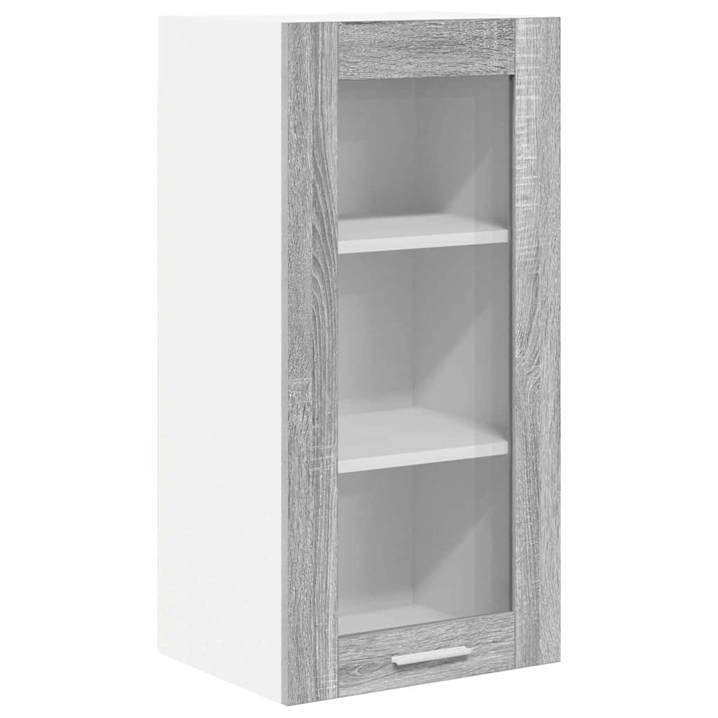 Hangkast 2 pcs Grijs Sonoma 40 x 31 x 80 cm Bewerkt hout is nu te koop bij PeponiXL, paradijselijk wonen!