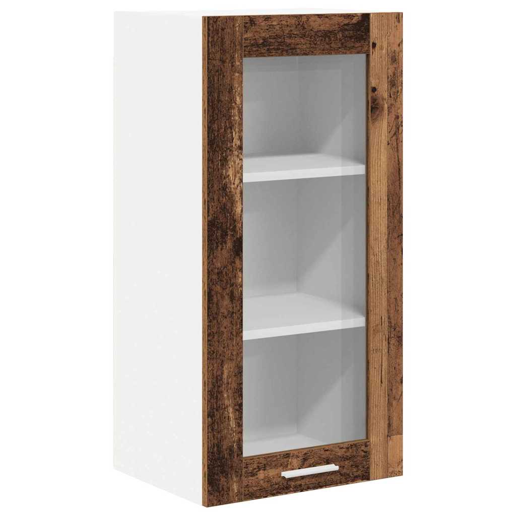 Hangkast met opslag Oudhout 40 x 31 x 80 cm Bewerkt hout is nu te koop bij PeponiXL, paradijselijk wonen!