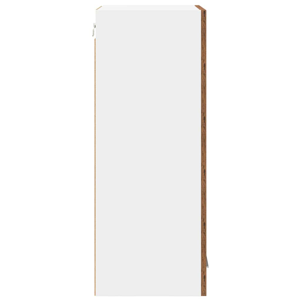 Hangkast met opslag Oudhout 40 x 31 x 80 cm Bewerkt hout is nu te koop bij PeponiXL, paradijselijk wonen!