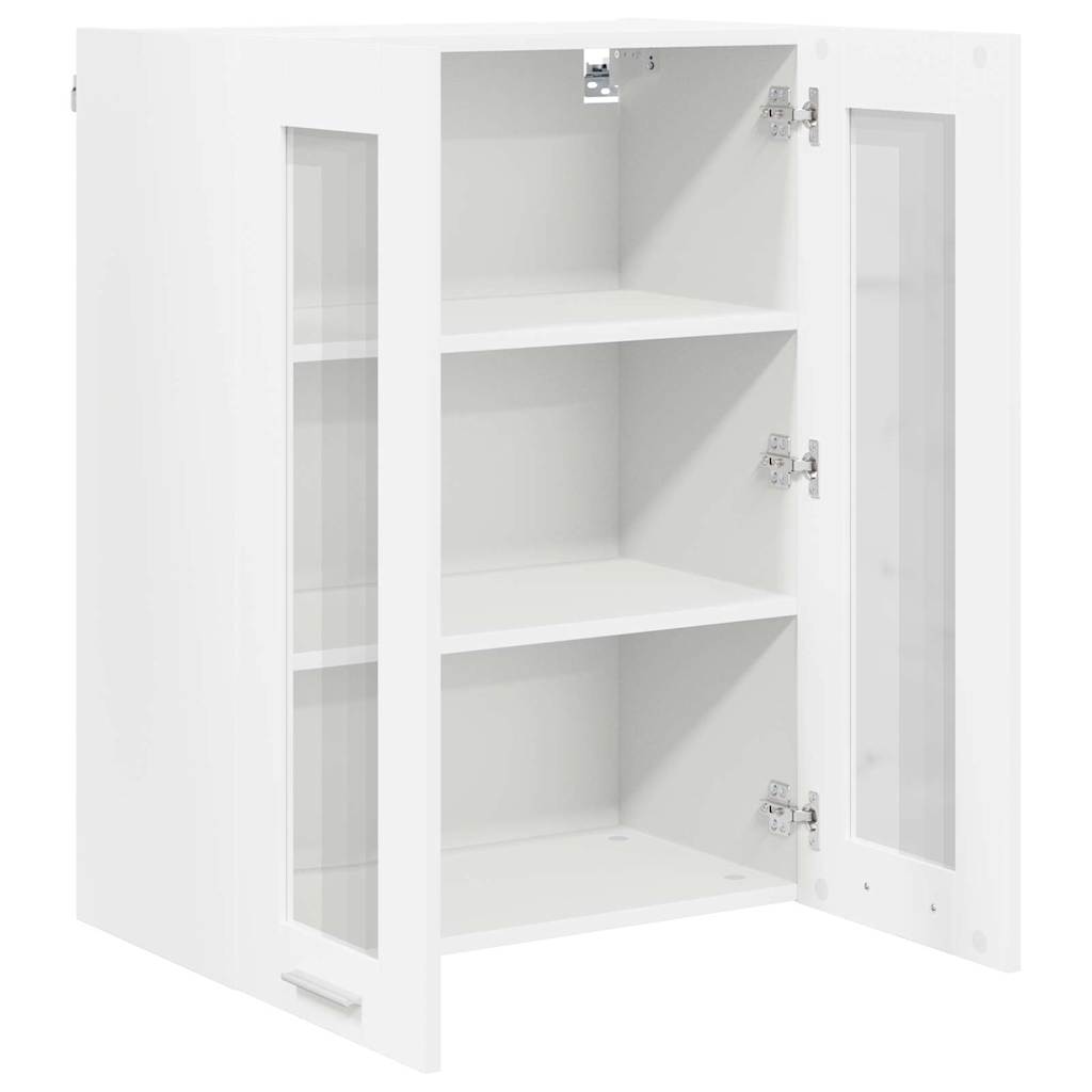 Hangkast met opslag Wit 60 x 31 x 80 cm Bewerkt hout is nu te koop bij PeponiXL, paradijselijk wonen!