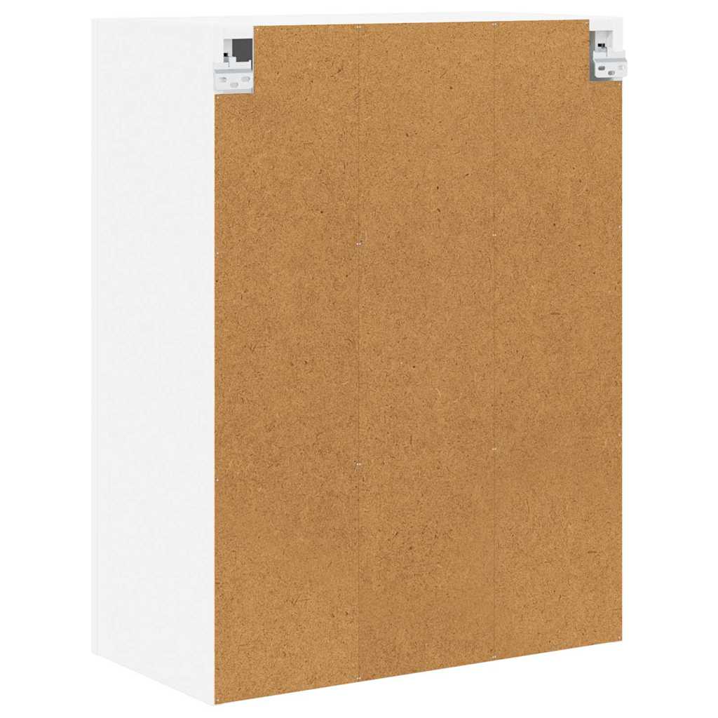 Hangkast met opslag Wit 60 x 31 x 80 cm Bewerkt hout is nu te koop bij PeponiXL, paradijselijk wonen!