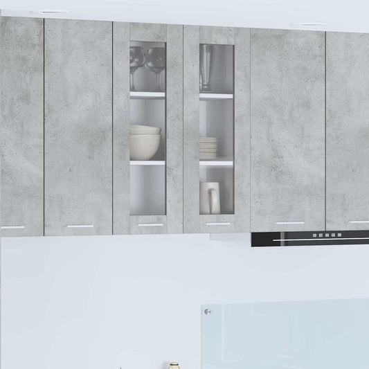 Hangkast met opslag Beton Grijs 60 x 31 x 80 cm Bewerkt hout is nu te koop bij PeponiXL, paradijselijk wonen!