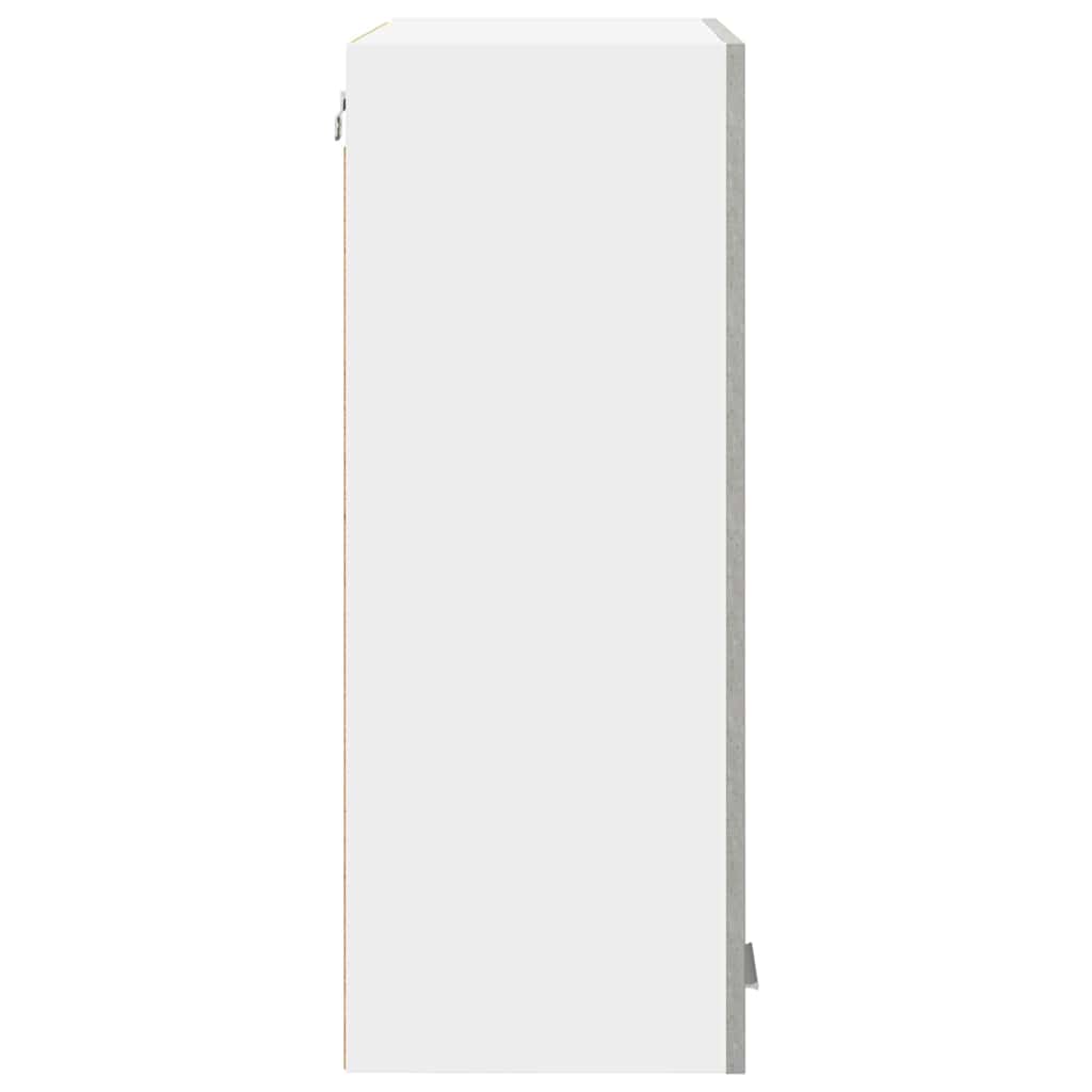 Hangkast met opslag Beton Grijs 60 x 31 x 80 cm Bewerkt hout is nu te koop bij PeponiXL, paradijselijk wonen!