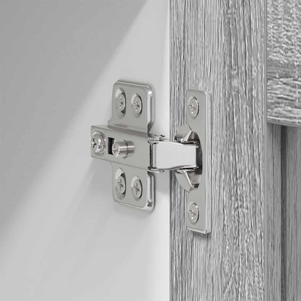 Hangkast met opslag Grijs Sonoma 60 x 31 x 80 cm Bewerkt hout is nu te koop bij PeponiXL, paradijselijk wonen!