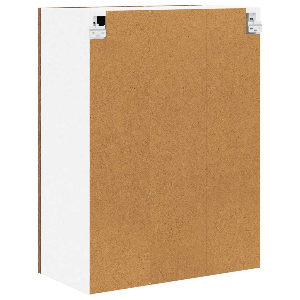 Hangkast met opslag Oudhout 60 x 31 x 80 cm Bewerkt hout is nu te koop bij PeponiXL, paradijselijk wonen!