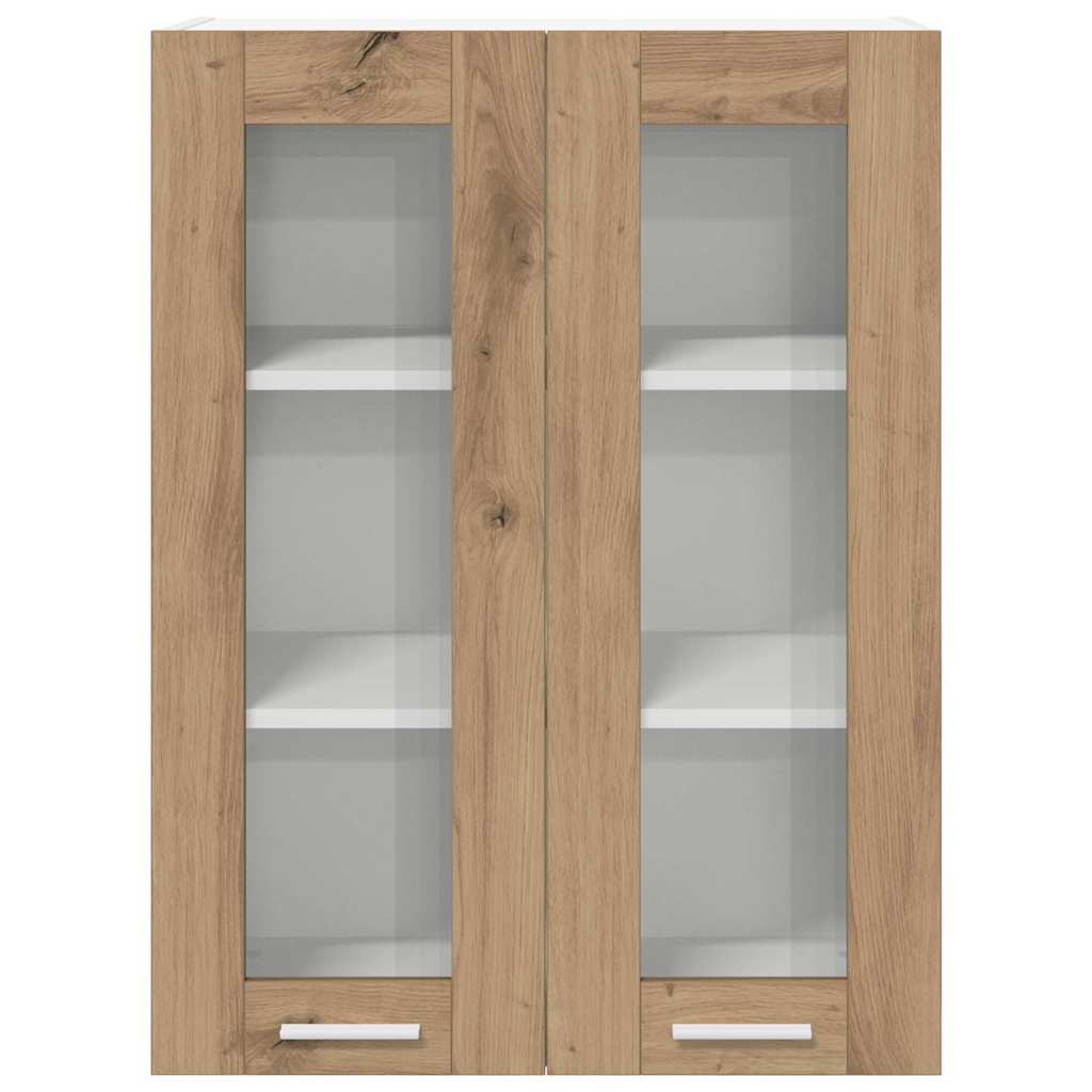 Hangkast Riga Artisan Eiken 60 x 31 x 80 cm Bewerkt hout is nu te koop bij PeponiXL, paradijselijk wonen!