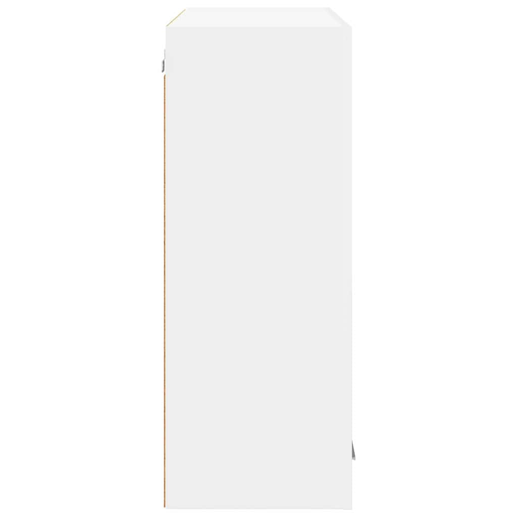 Hangkast met opslag Wit 80 x 31 x 80 cm Bewerkt hout is nu te koop bij PeponiXL, paradijselijk wonen!