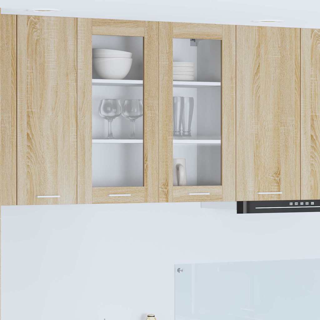 Hangkast met opslag Sonoma Eiken 80 x 31 x 80 cm Bewerkt hout is nu te koop bij PeponiXL, paradijselijk wonen!