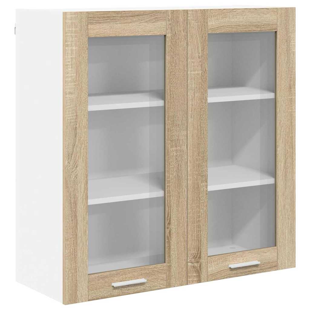 Hangkast met opslag Sonoma Eiken 80 x 31 x 80 cm Bewerkt hout is nu te koop bij PeponiXL, paradijselijk wonen!