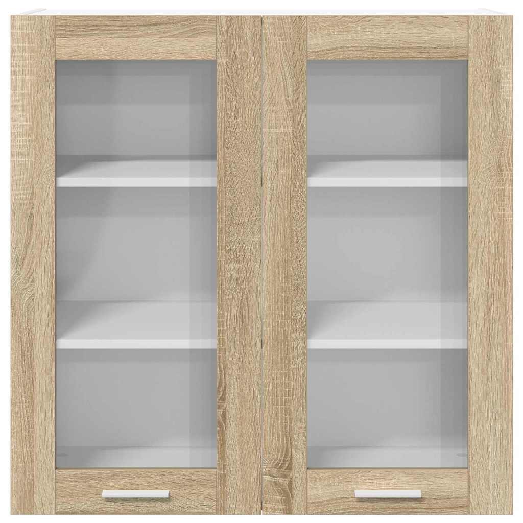 Hangkast met opslag Sonoma Eiken 80 x 31 x 80 cm Bewerkt hout is nu te koop bij PeponiXL, paradijselijk wonen!