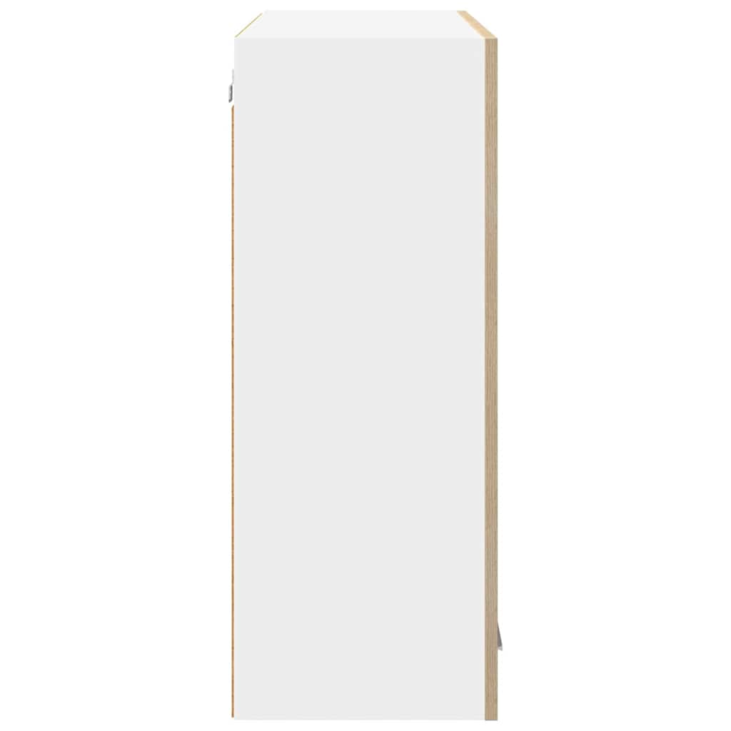 Hangkast met opslag Sonoma Eiken 80 x 31 x 80 cm Bewerkt hout is nu te koop bij PeponiXL, paradijselijk wonen!