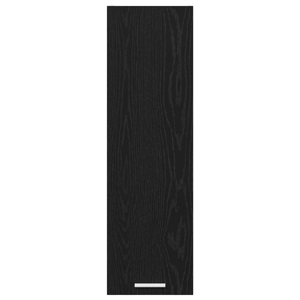 Hangkast met opslag Zwart Eiken 30 x 31 x 100 cm Bewerkt hout is nu te koop bij PeponiXL, paradijselijk wonen!