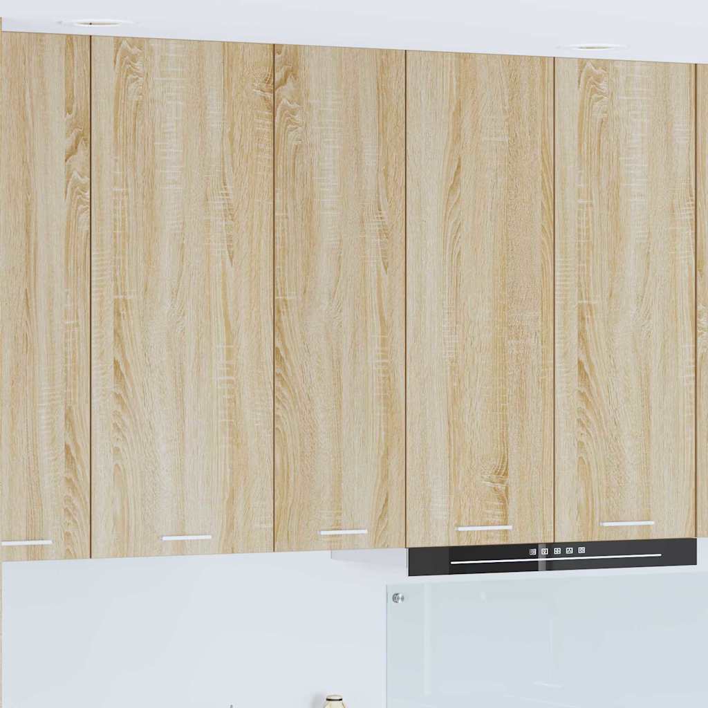 Hangkast met opslag Sonoma Eiken 30 x 31 x 100 cm Bewerkt hout is nu te koop bij PeponiXL, paradijselijk wonen!