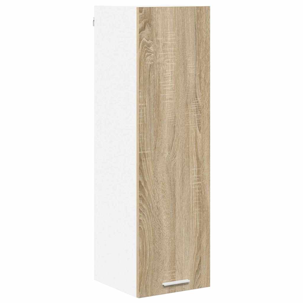 Hangkast met opslag Sonoma Eiken 30 x 31 x 100 cm Bewerkt hout is nu te koop bij PeponiXL, paradijselijk wonen!