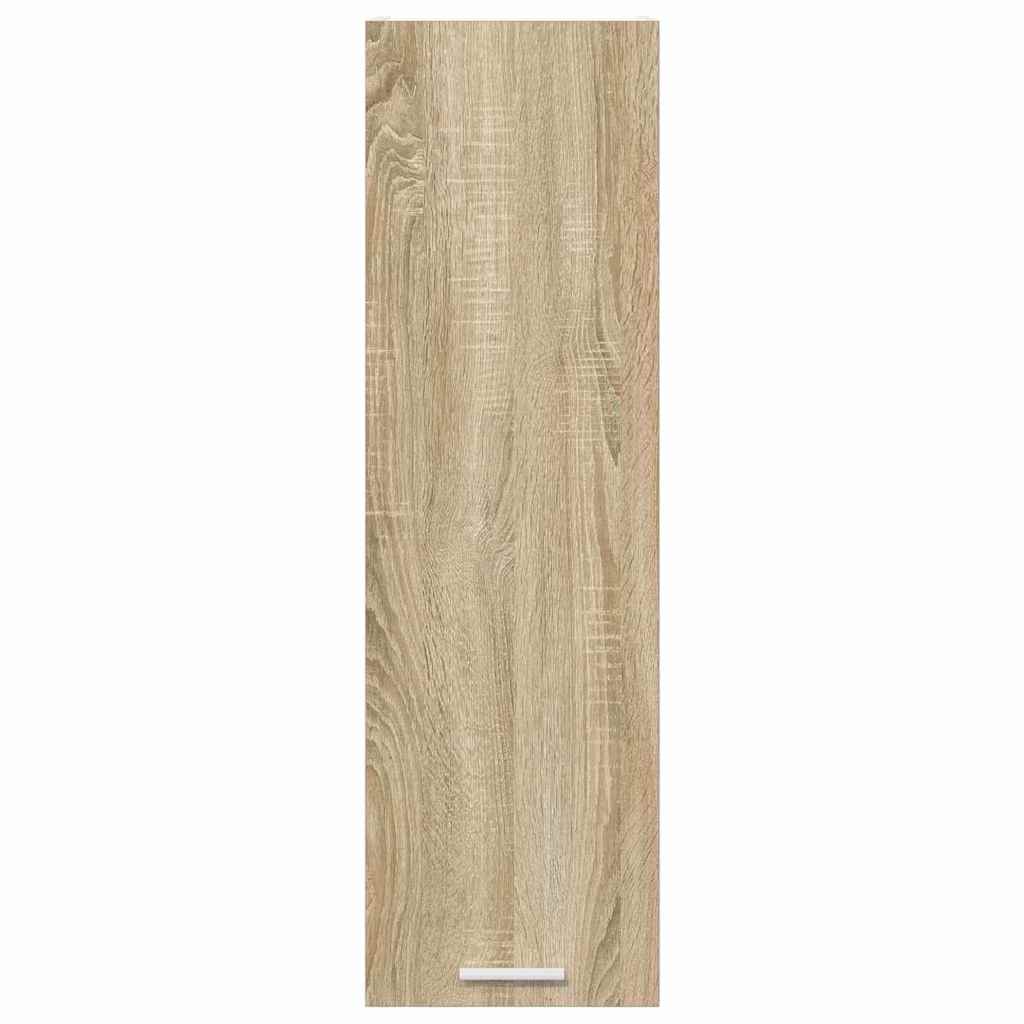 Hangkast met opslag Sonoma Eiken 30 x 31 x 100 cm Bewerkt hout is nu te koop bij PeponiXL, paradijselijk wonen!