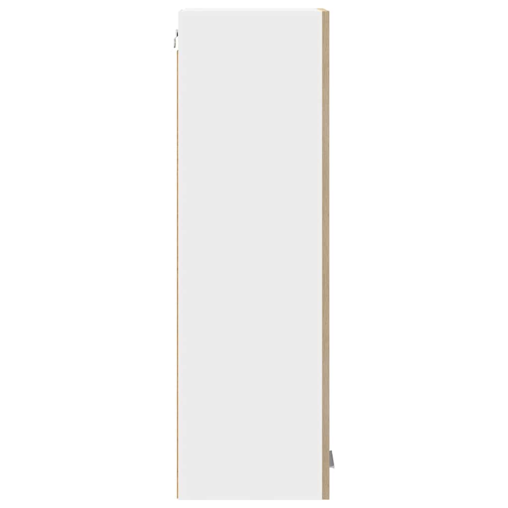 Hangkast met opslag Sonoma Eiken 30 x 31 x 100 cm Bewerkt hout is nu te koop bij PeponiXL, paradijselijk wonen!