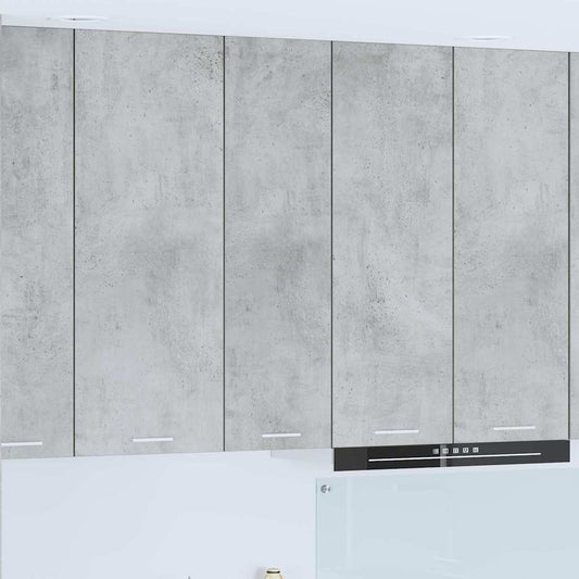 Hangkast met opslag Beton Grijs 30 x 31 x 100 cm Bewerkt hout is nu te koop bij PeponiXL, paradijselijk wonen!