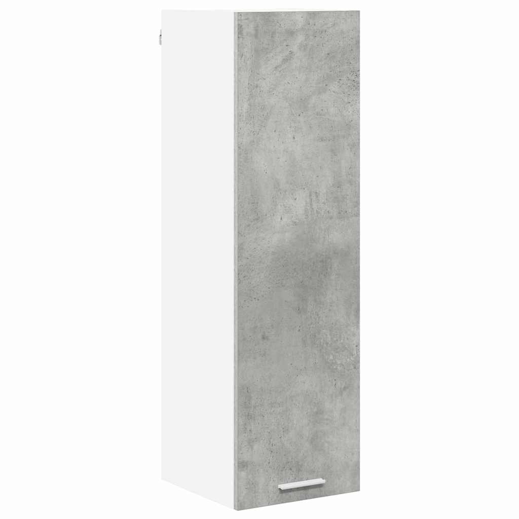 Hangkast met opslag Beton Grijs 30 x 31 x 100 cm Bewerkt hout is nu te koop bij PeponiXL, paradijselijk wonen!