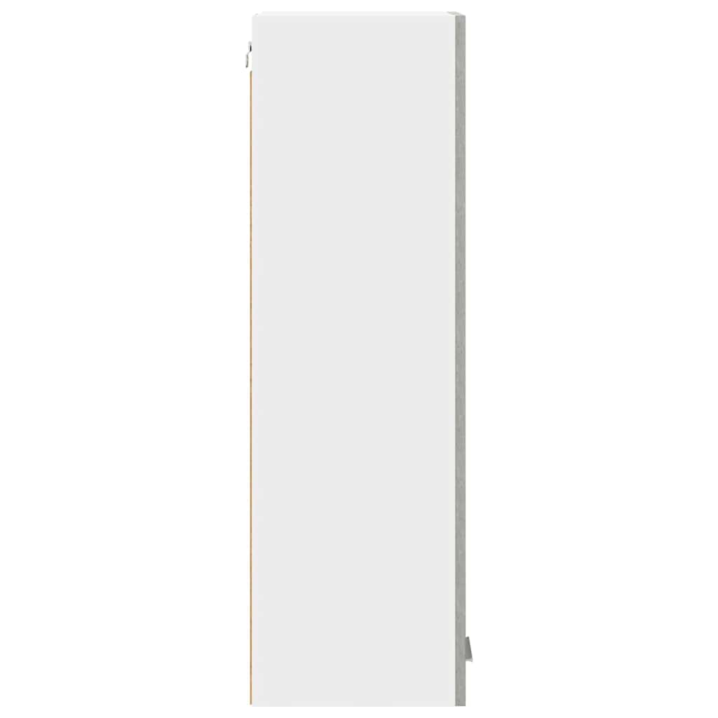 Hangkast met opslag Beton Grijs 30 x 31 x 100 cm Bewerkt hout is nu te koop bij PeponiXL, paradijselijk wonen!