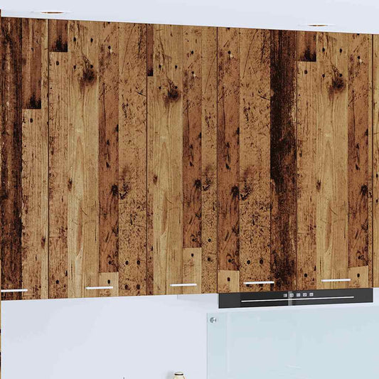 Hangkast met opslag Oudhout 30 x 31 x 100 cm Bewerkt hout is nu te koop bij PeponiXL, paradijselijk wonen!