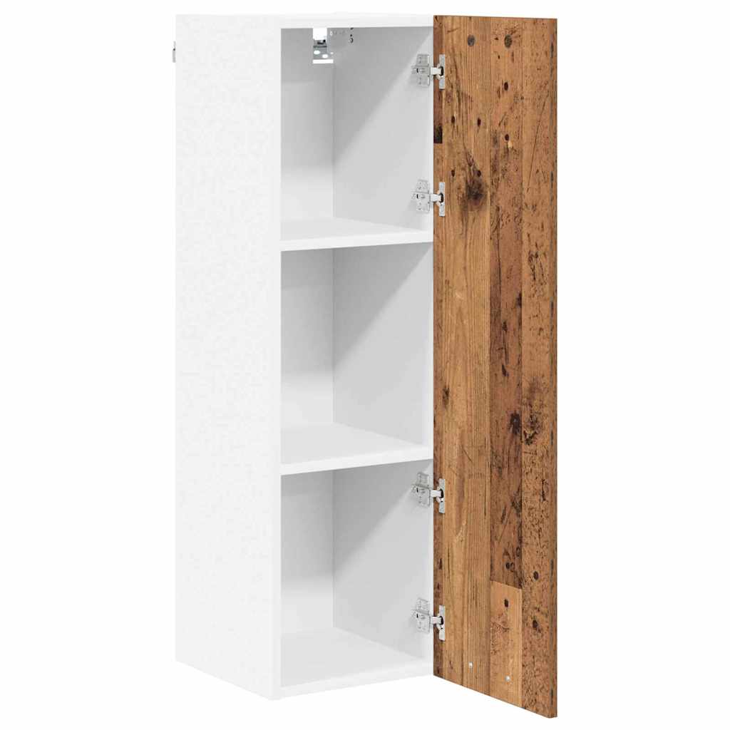 Hangkast met opslag Oudhout 30 x 31 x 100 cm Bewerkt hout is nu te koop bij PeponiXL, paradijselijk wonen!