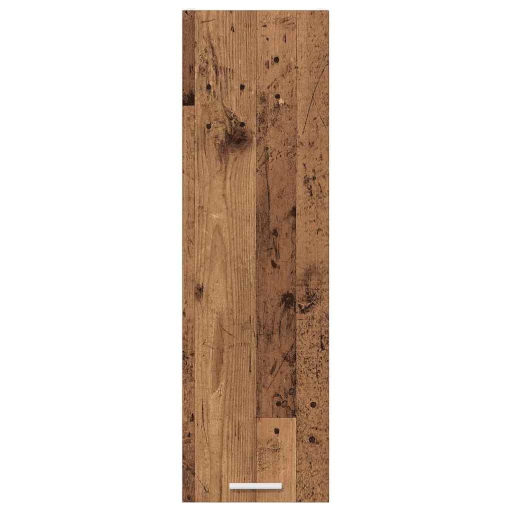Hangkast met opslag Oudhout 30 x 31 x 100 cm Bewerkt hout is nu te koop bij PeponiXL, paradijselijk wonen!