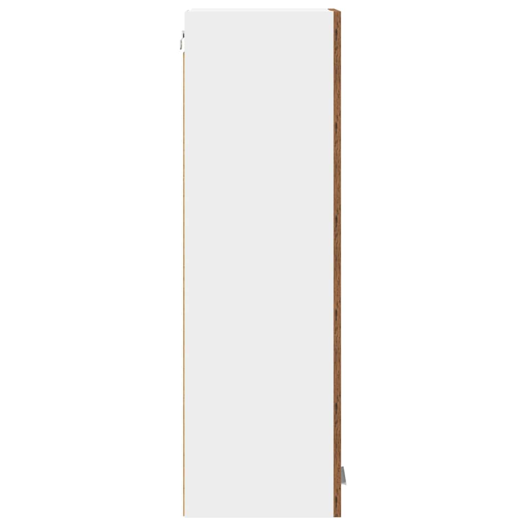 Hangkast met opslag Oudhout 30 x 31 x 100 cm Bewerkt hout is nu te koop bij PeponiXL, paradijselijk wonen!