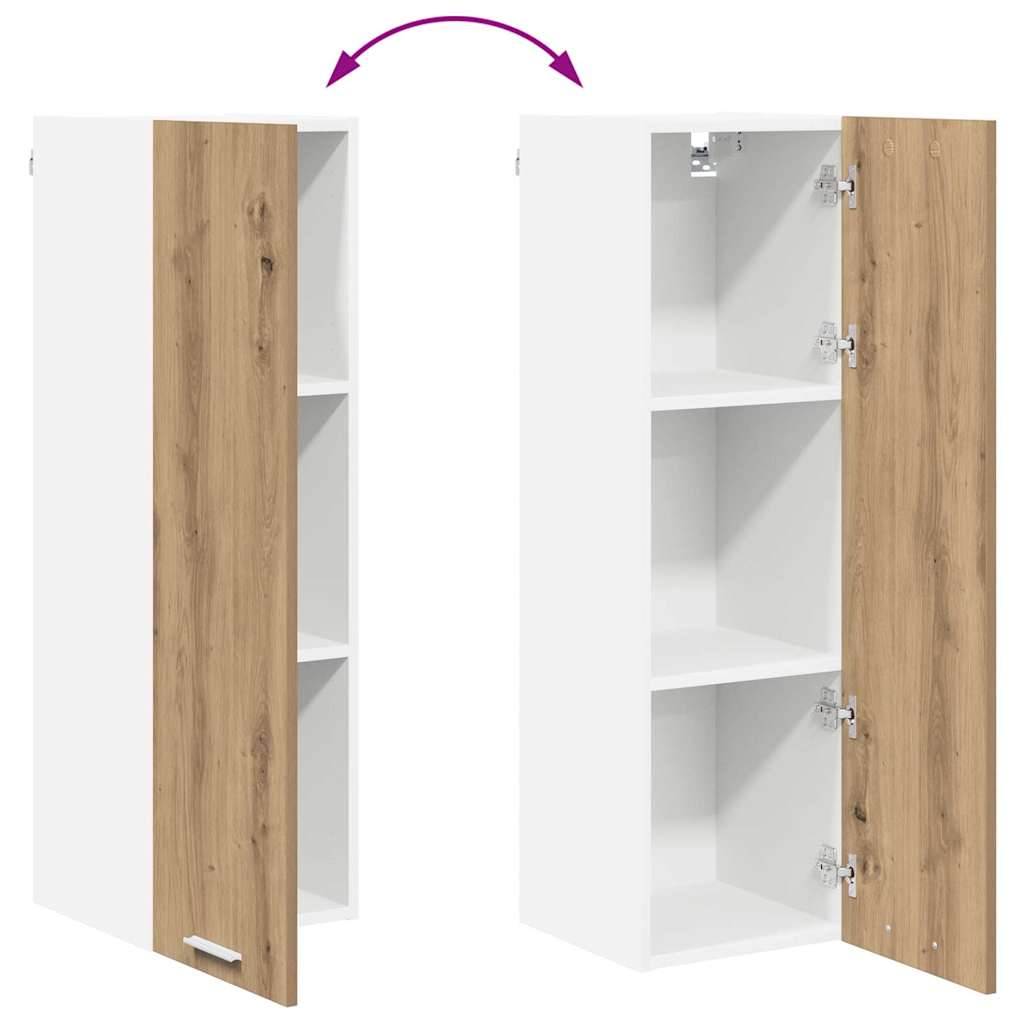 Hangkast met opslag Artisan Eiken 30 x 31 x 100 cm Bewerkt hout is nu te koop bij PeponiXL, paradijselijk wonen!