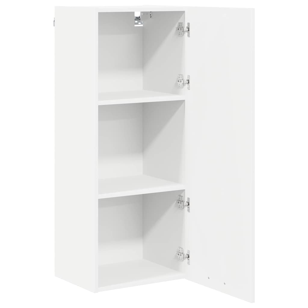 Hangkast met opslag Wit 40 x 31 x 100 cm Bewerkt hout is nu te koop bij PeponiXL, paradijselijk wonen!