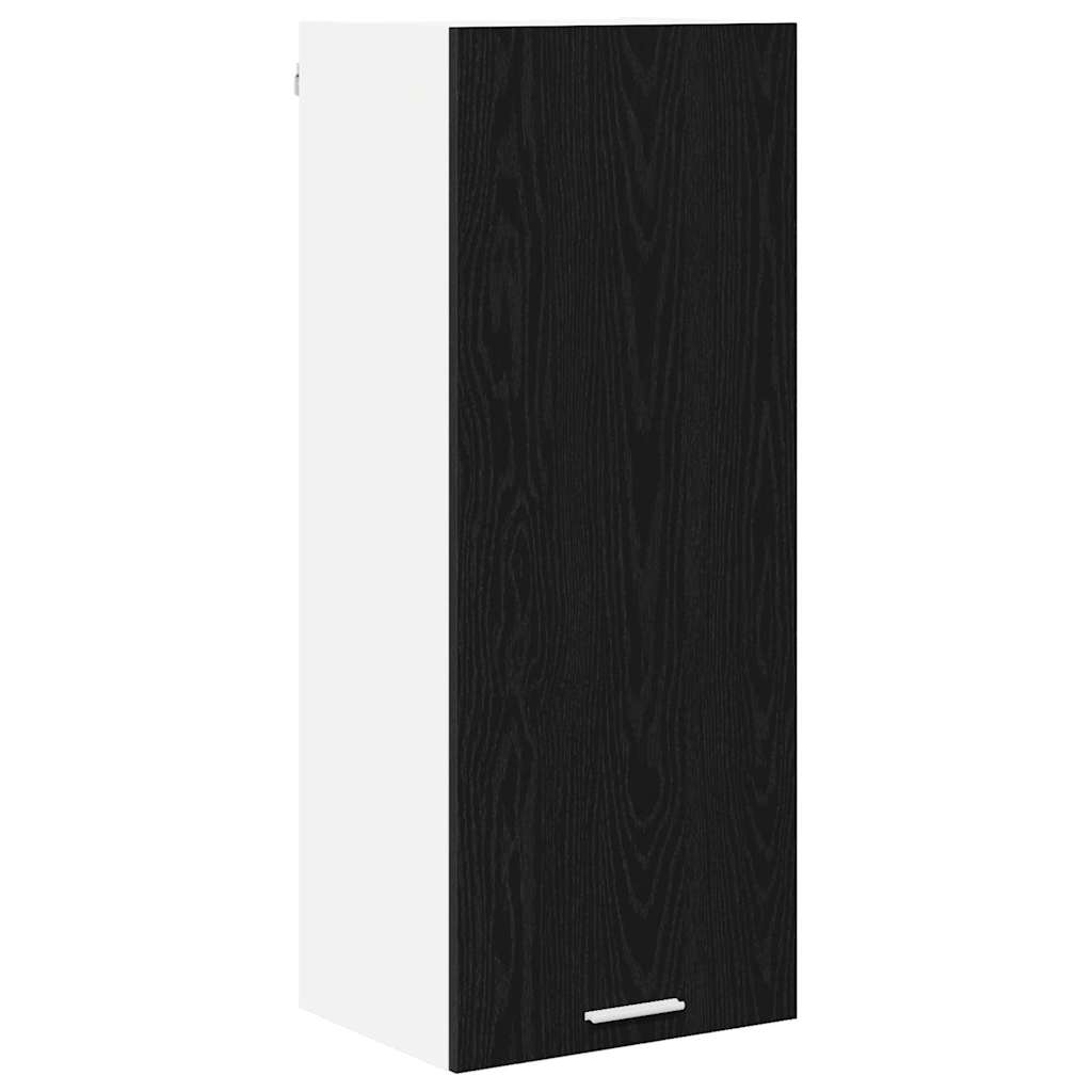 Hangkast met opslag Zwart Eiken 40 x 31 x 100 cm Bewerkt hout is nu te koop bij PeponiXL, paradijselijk wonen!