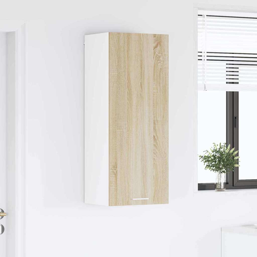 Hangkast met opslag Sonoma Eiken 40 x 31 x 100 cm Bewerkt hout is nu te koop bij PeponiXL, paradijselijk wonen!