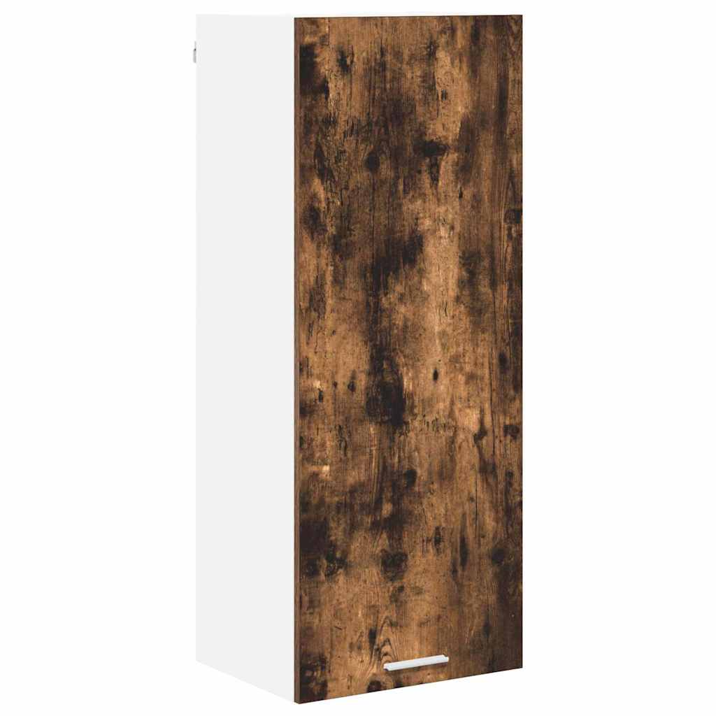 Hangkast met opslag Gerookt eiken 40 x 31 x 100 cm Bewerkt hout is nu te koop bij PeponiXL, paradijselijk wonen!