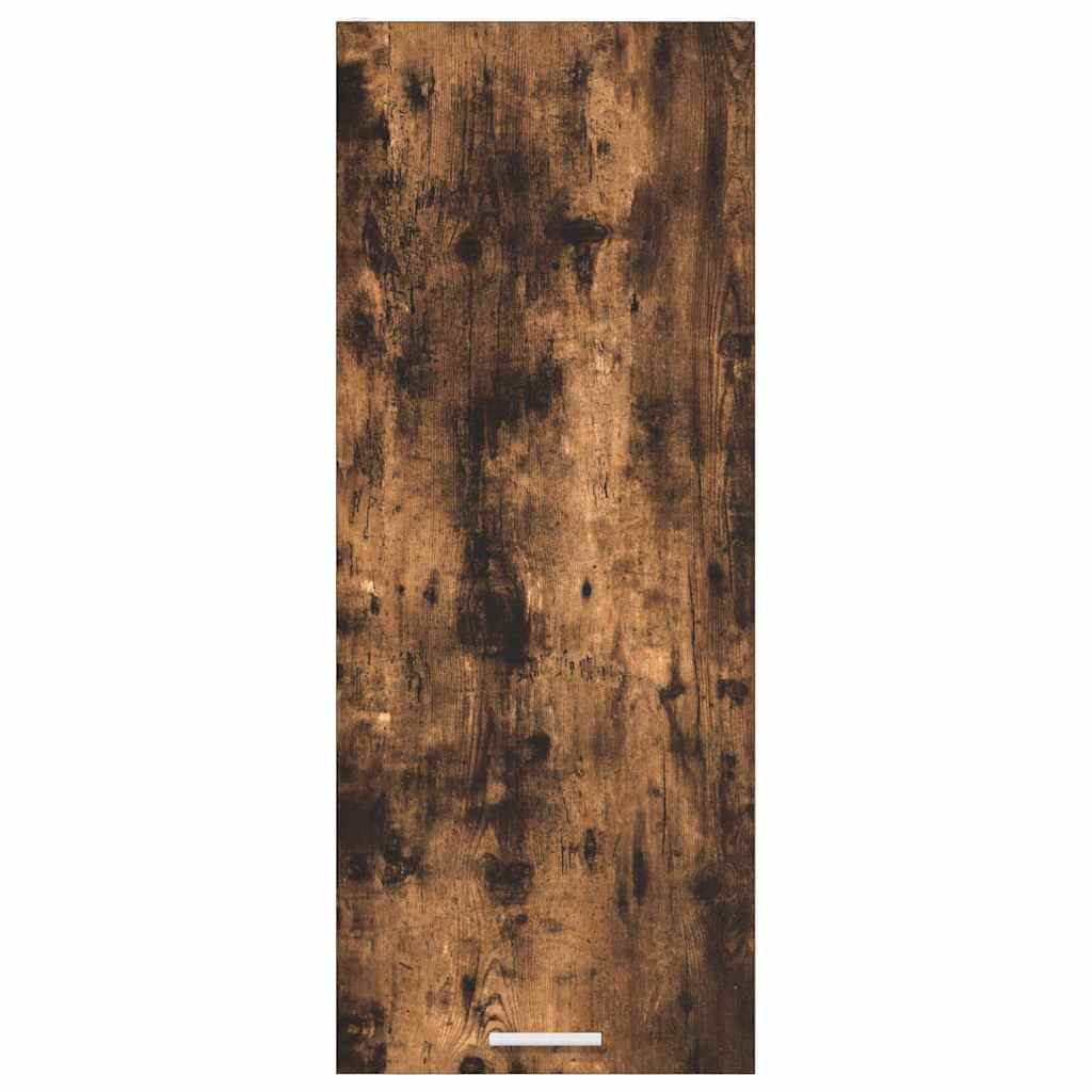 Hangkast met opslag Gerookt eiken 40 x 31 x 100 cm Bewerkt hout is nu te koop bij PeponiXL, paradijselijk wonen!