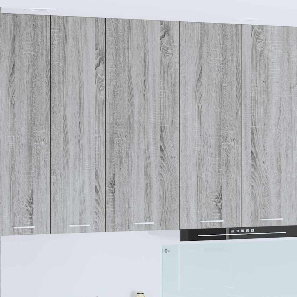 Hangkast Riga Grijs Sonoma 40 x 31 x 100 cm Bewerkt hout is nu te koop bij PeponiXL, paradijselijk wonen!