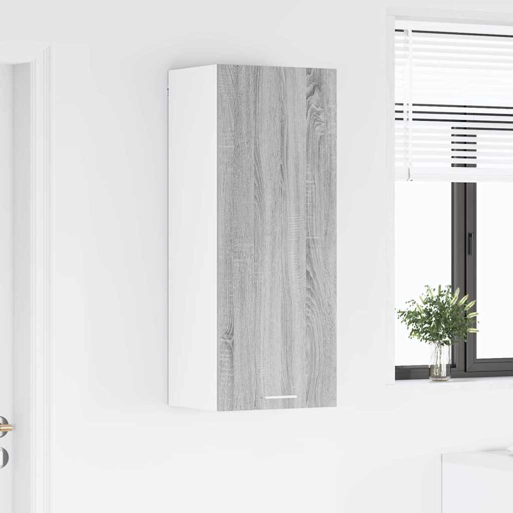 Hangkast Riga Grijs Sonoma 40 x 31 x 100 cm Bewerkt hout is nu te koop bij PeponiXL, paradijselijk wonen!